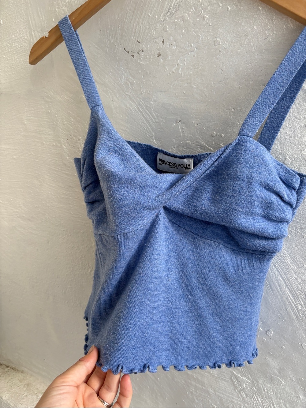 Princess Polly Dalma Twist Top Blue - Picture 9 of 13